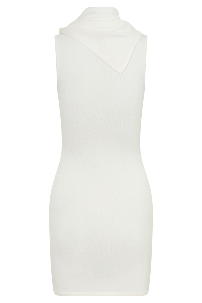 Amilee Scarf Knit Mini Dress - Ivory