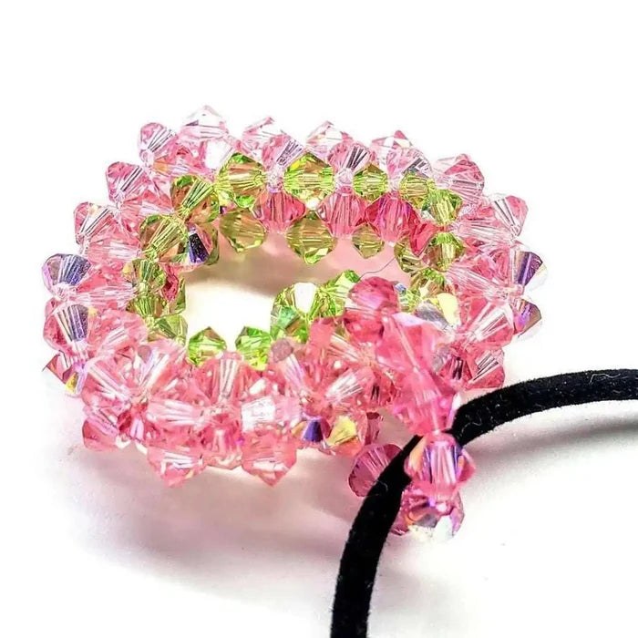 AMD1206-2 Beaded Open 3-D Crystal Heart Necklace AlexaJewelryNecklace$ 135.00Alexa Martha Designs