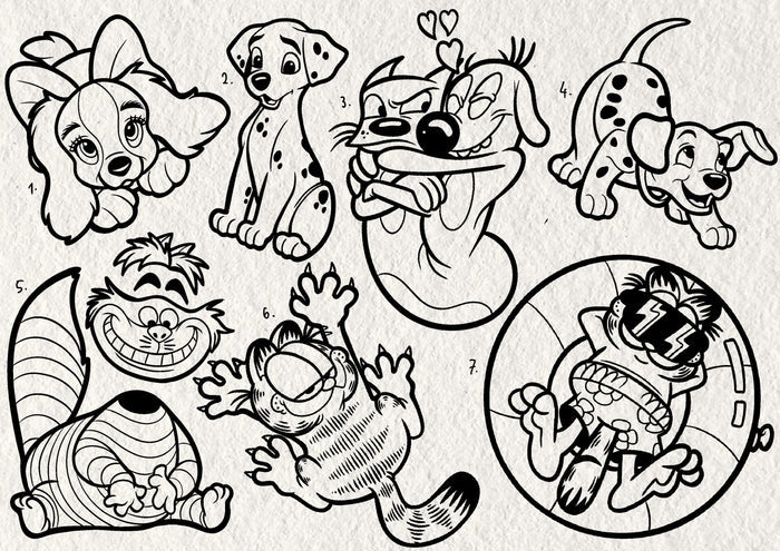 Cats and Dogs inspired designs by Emily (2025)