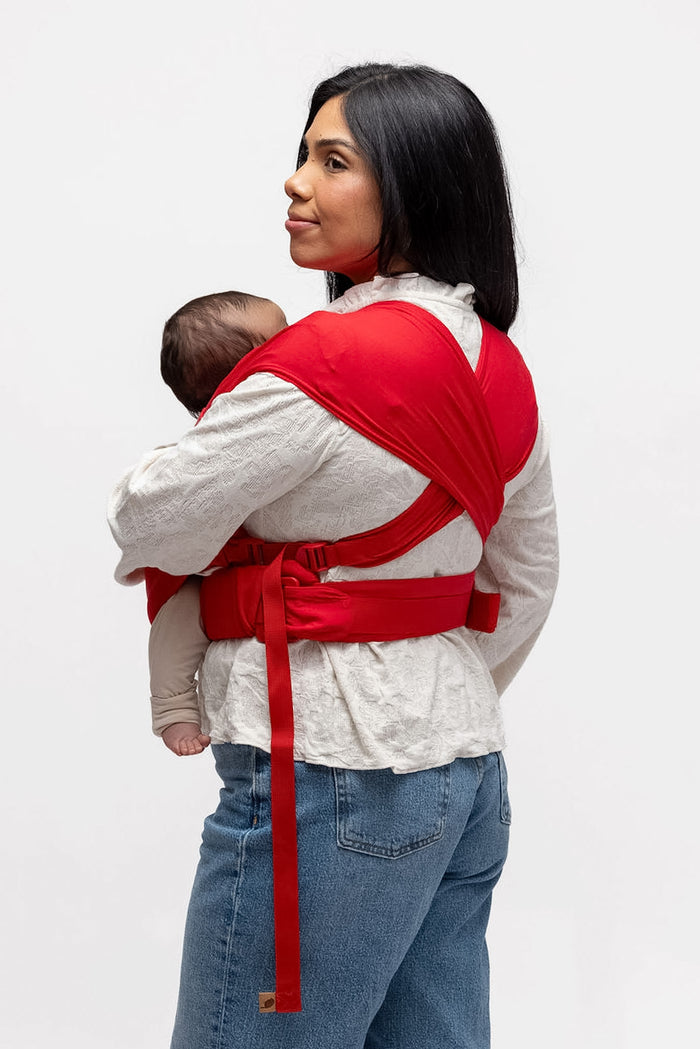 Cherry - Aerial Newborn Buckle Wrap