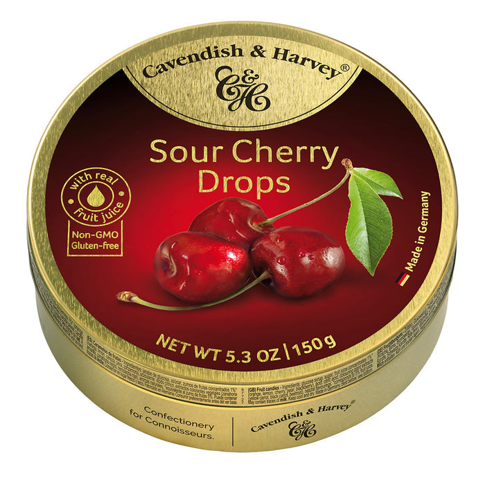 Cherry Cavendish & Harvey Drops - 12ct Tins
