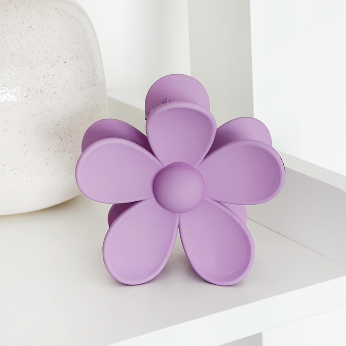 Coconut Lane Flower Claw Clip - Lilac