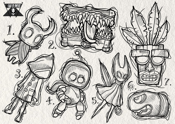 Gaming inspired designs by Emily (ROUND 2)