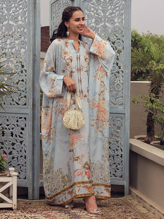 Falak Grey Festive Dress | Kurti Singapore