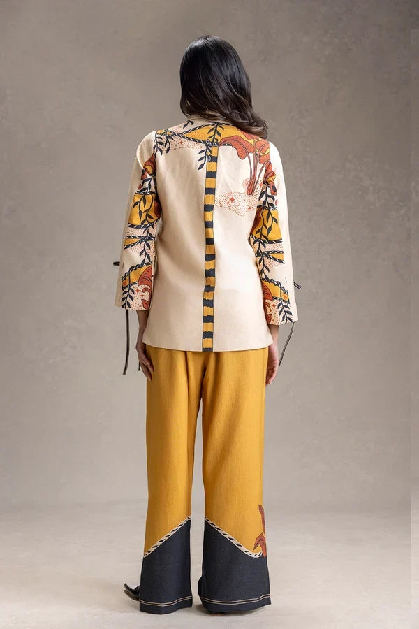 Kyomi printed shirt and pants set Singapore