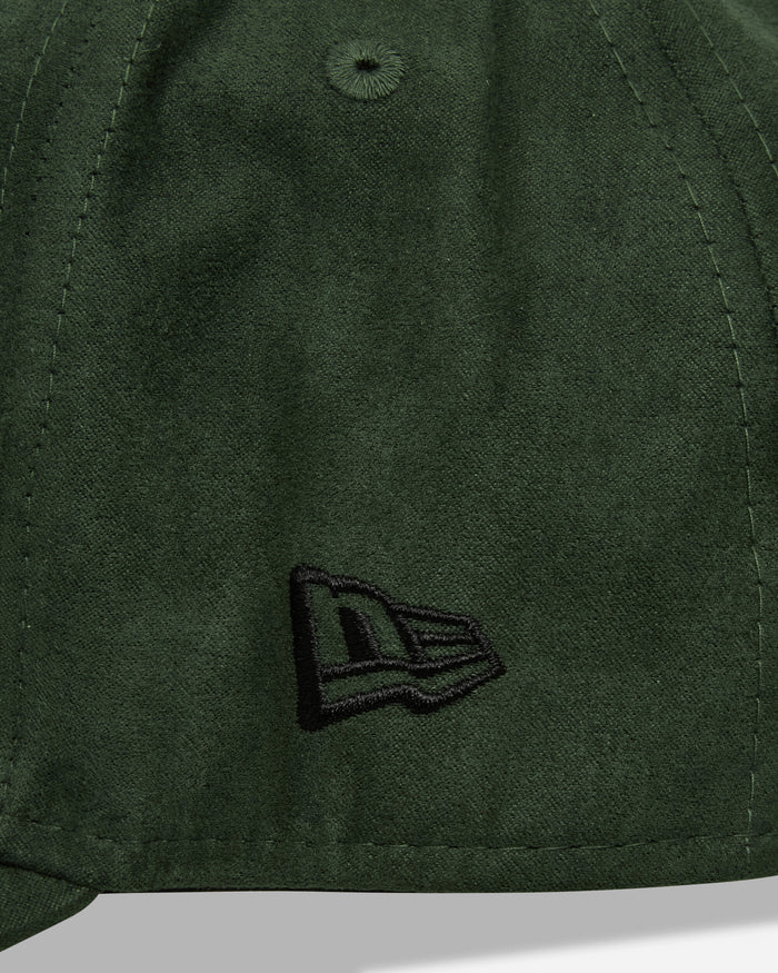 New Era Faux Suede E-Frame Dark Green Hats Caps 60580813 301