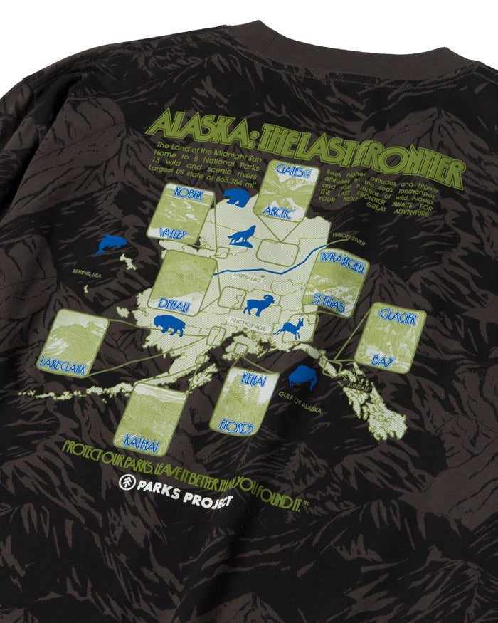 Shop Last Frontier Long Sleeve Tee Inspired by Alaskan Parks | multi-color