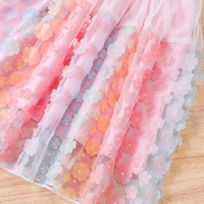 MALIA Flower Tulle Dress