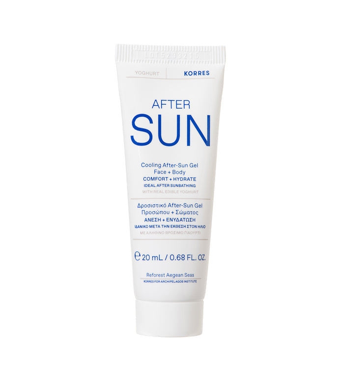 Mini Greek Yoghurt Cooling After-Sun Gel Face & Body 20ML Littles Korres