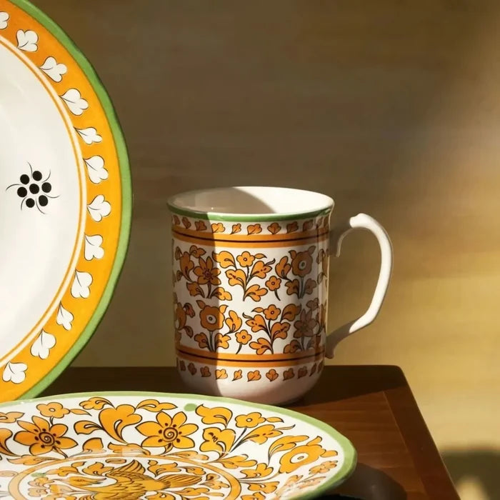 Mug Karaca gamme Paye Selcuklu, 340 ml, jaune