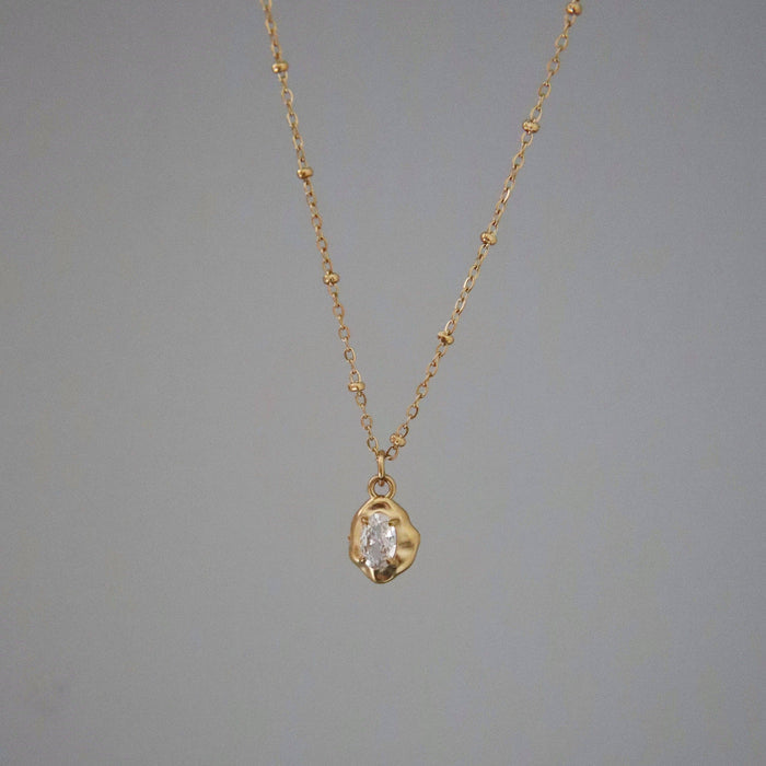 Raina Pebble Pendant Necklace