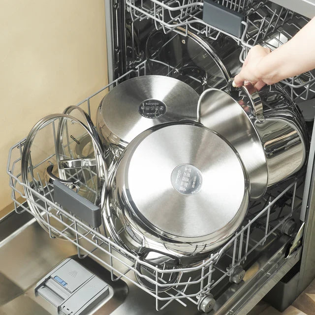 Set de casseroles en acier Karaca Magnus XLarge à fond induction – 6 pièces