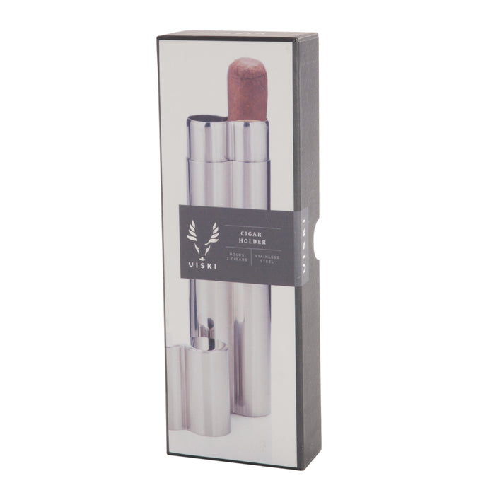 Stainless Steel Cigar Holder (Online Only)