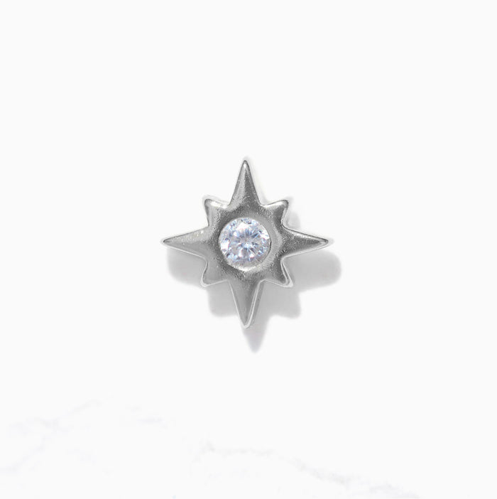 Star Bright Flat Back Earring