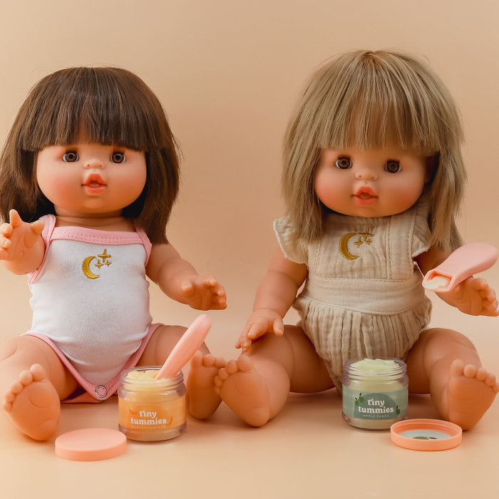 Tiny Harlow - Tiny Tummies - Jar & Spoon Set - Apple Puree