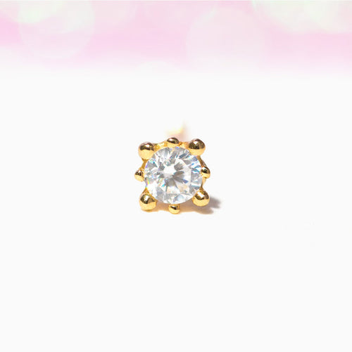 10k Solid Gold Truly Divine Stud