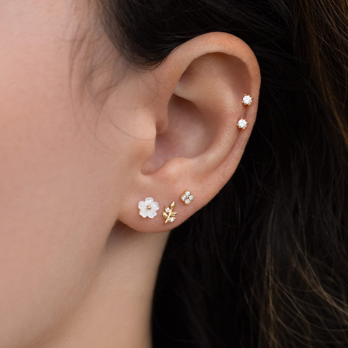 10k Solid Gold Truly Divine Stud