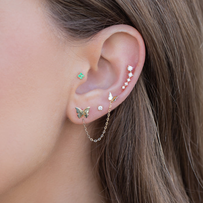 10k Solid Gold Truly Divine Stud