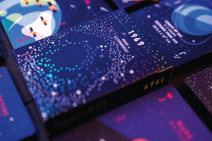 1969 (Blue) Playing Cards by Deckidea Playing Cards by Cartamundi