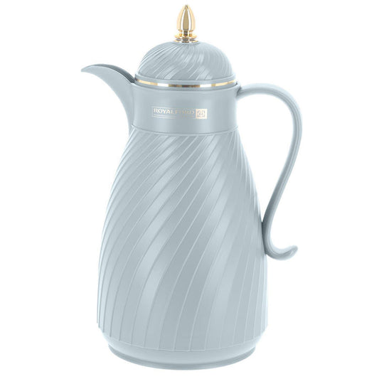 1L Grey Insulated Vacuum Flask Thermos Jug