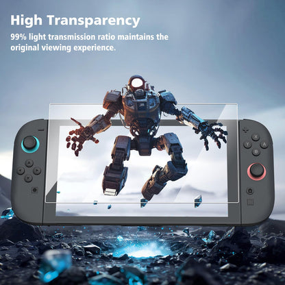 [2 Pack] Tempered Glass Screen Protector for Nintendo Switch 2 (2025),  Anti-Scratch & HD Clear | Fintie