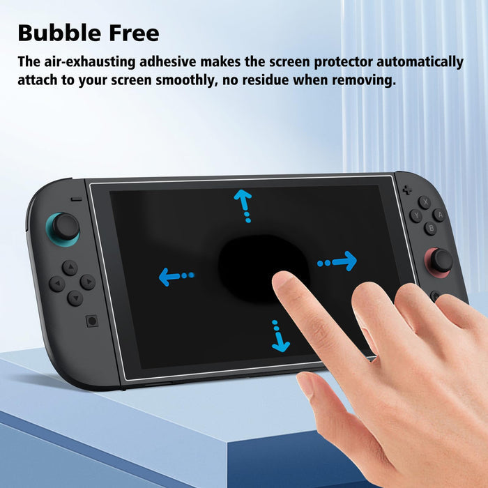 [2 Pack] Tempered Glass Screen Protector for Nintendo Switch 2 (2025),  Anti-Scratch & HD Clear | Fintie