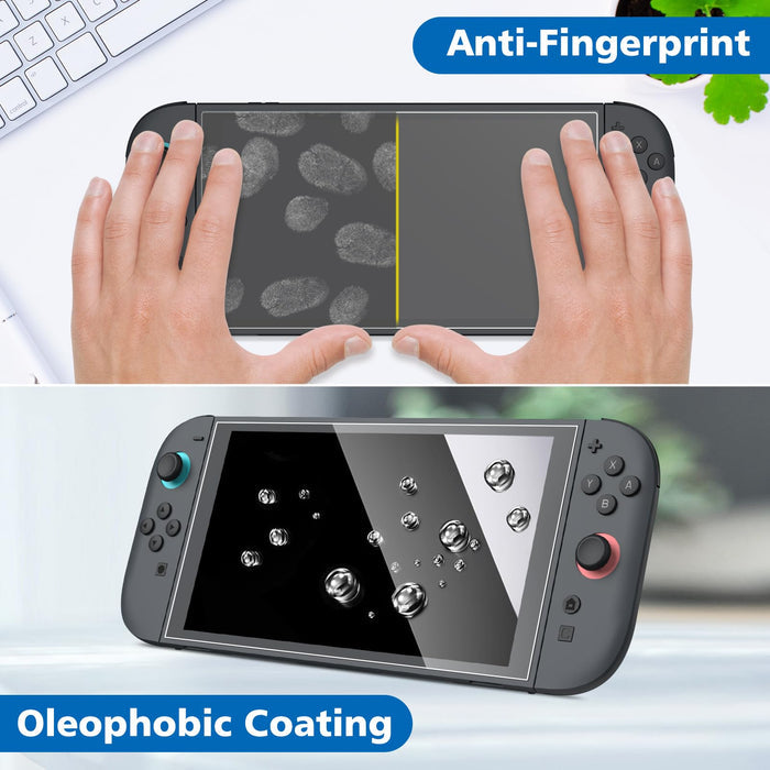 [2 Pack] Tempered Glass Screen Protector for Nintendo Switch 2 (2025),  Anti-Scratch & HD Clear | Fintie