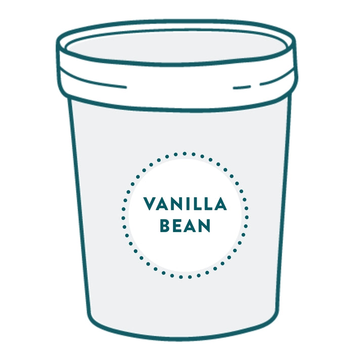 2.75 gallon of vanilla bean ice cream available for pickup