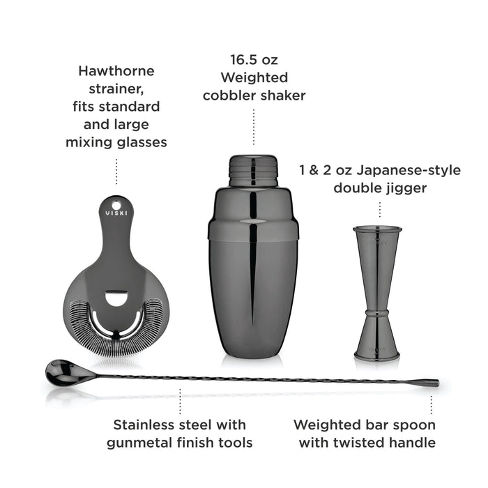 4-Piece Warren Barware Set (Online Only)