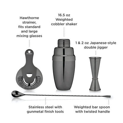 4-Piece Warren Barware Set (Online Only)