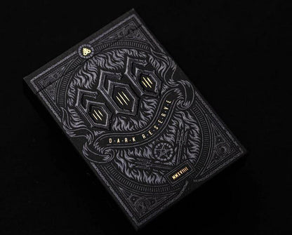 666 Dark Reserves Gold Foil Playing Cards Playing Cards by Riffle Shuffle Playing Card Company