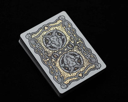 666 Dark Reserves Gold Foil Playing Cards Playing Cards by Riffle Shuffle Playing Card Company
