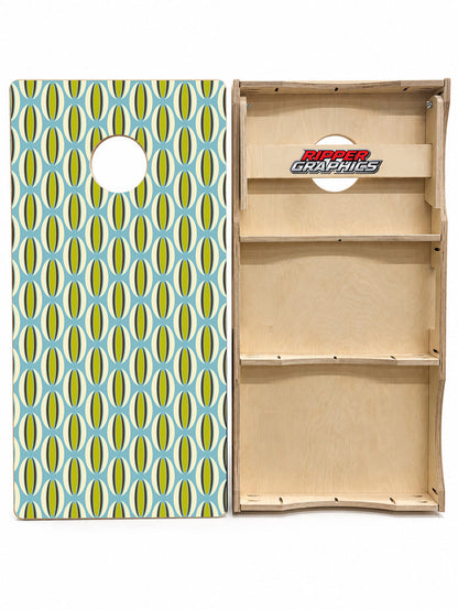 70's Retro Design Cornhole Design