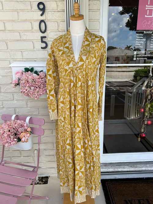 Karolina Dress Mustard