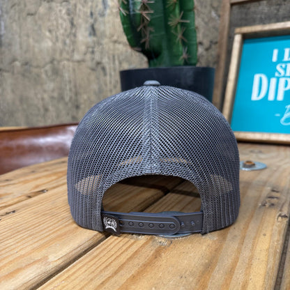 Cinch Men's Logo Patch Trucker Cap in Grey