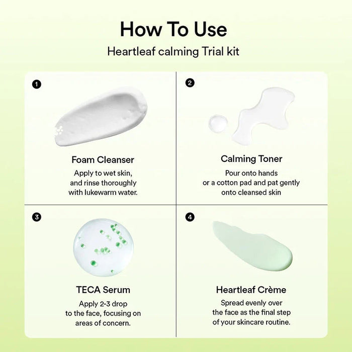 Abib Heartleaf Calming Trial Kit - 4 pc