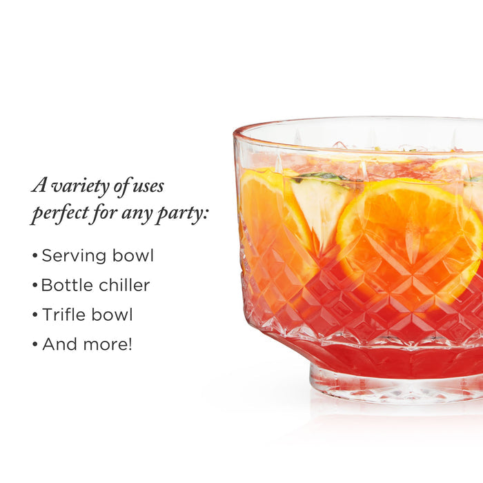 Admiral Crystal Punch Bowl (Online Only)