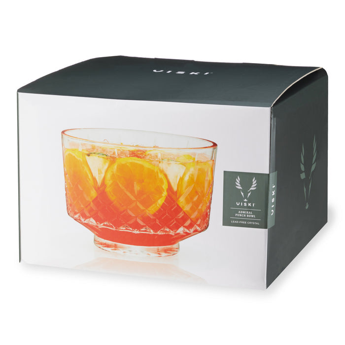 Admiral Crystal Punch Bowl (Online Only)