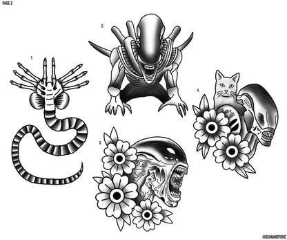 Alien vs Predator inspired designs by Amy