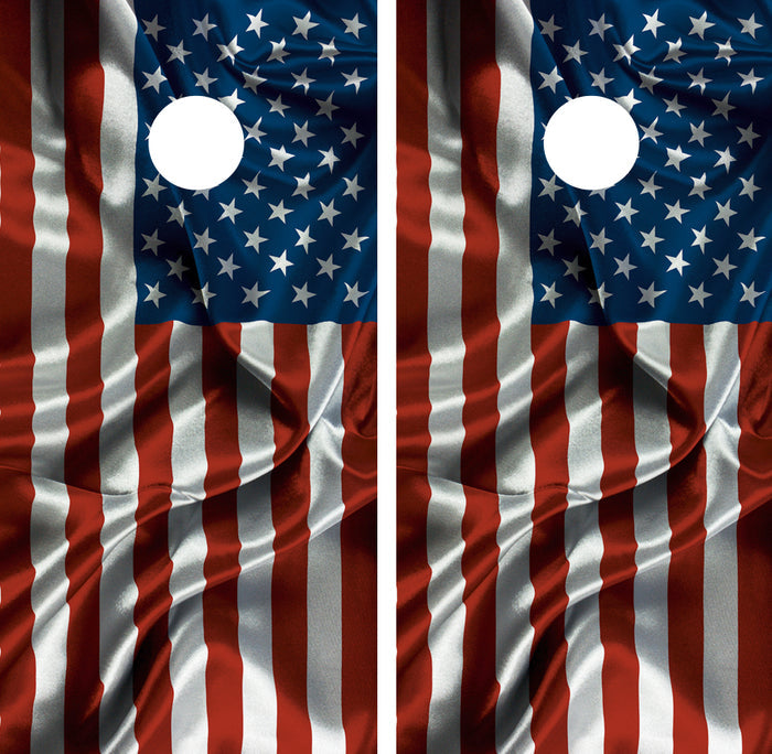 American Flag USA Cornhole Design