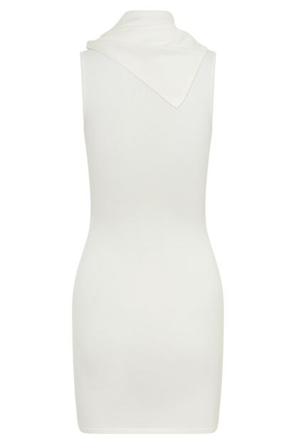 Amilee Scarf Knit Mini Dress - Ivory