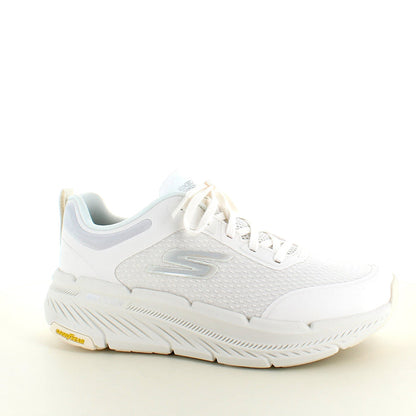Andningsbar vit MaxCushioning-sko från Skechers