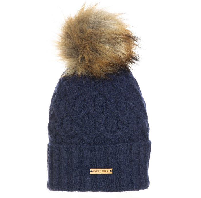Annalise Beanie in Navy - Sweet Turns