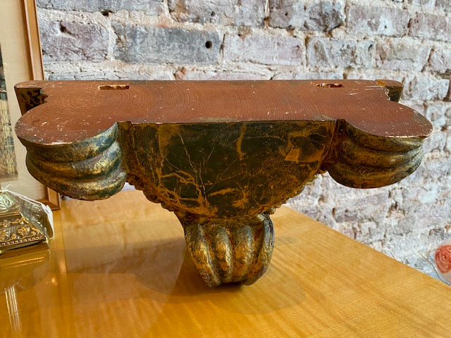 Antique Gilded Wall Shelf.