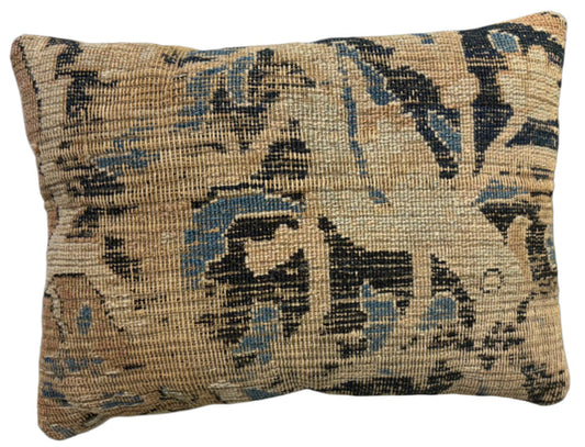 Antique Woven Tapestry Handmade Pillow.
