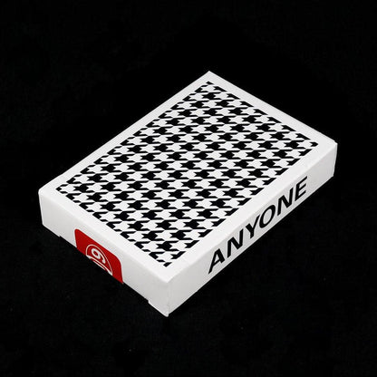 Anyone Worldwide Black Houndstooth Playing Cards by Anyone Worldwide