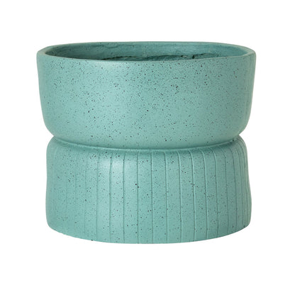 Arc Ribbed Planter Sage 29cm