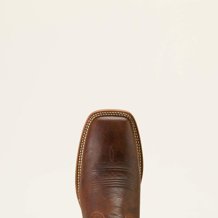 Ariat Men's Sting Snake Print Wide Square Toe Cowboy Boot in Warm Cognac