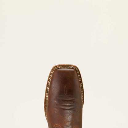Ariat Men's Sting Snake Print Wide Square Toe Cowboy Boot in Warm Cognac