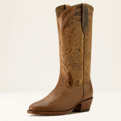 Ariat Women's Louella R Toe Western Boot in Pearl Brown